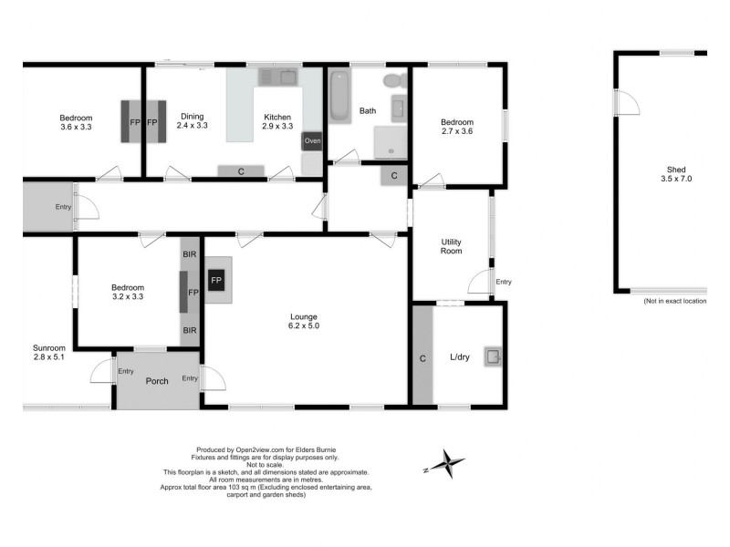2 Ironcliffe Court, Penguin TAS 7316 Floorplan