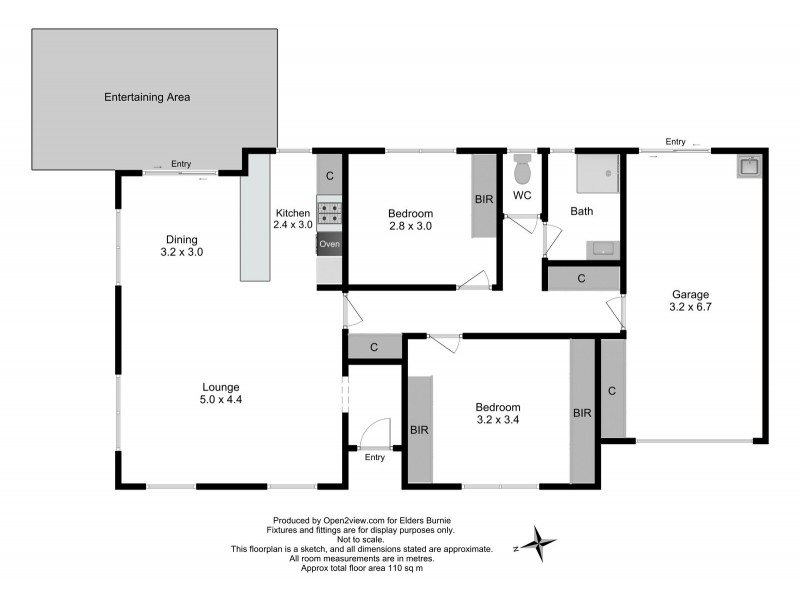 2/9 Nairana Avenue, Shorewell Park TAS 7320 Floorplan