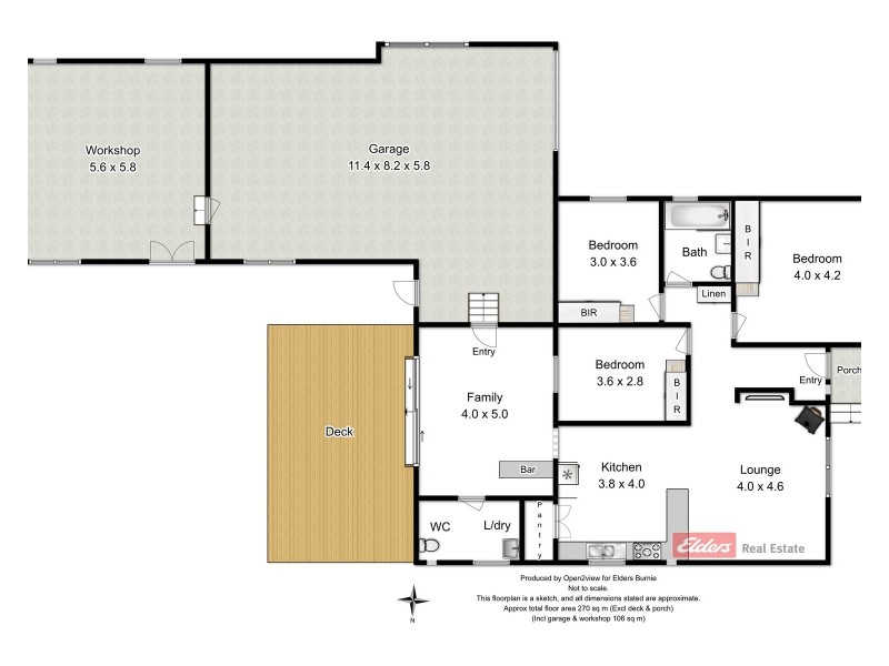 19 Hollywood Street, Rosebery TAS 7470 Floorplan