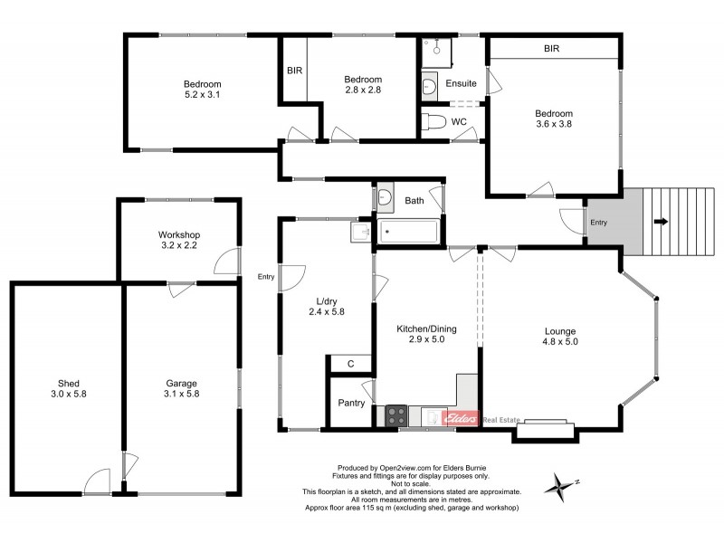 38 Malunna Crescent, Parklands TAS 7320 Floorplan