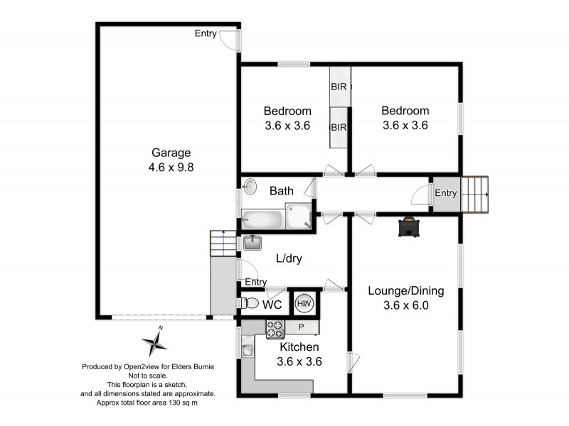 5 Bluff Street, Tullah TAS 7321 Floorplan