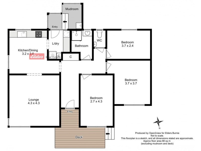 118 Pelissier Street, Somerset TAS 7322 Floorplan
