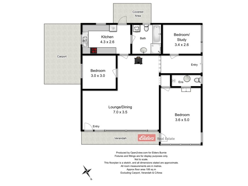 2 Du Cane Street, Queenstown TAS 7467 Floorplan