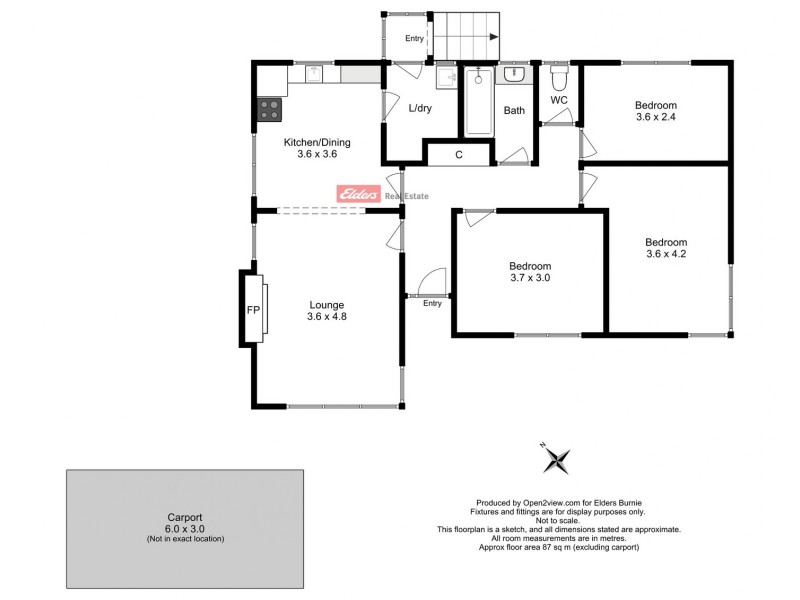 9 Lucas Place, Acton TAS 7320 Floorplan