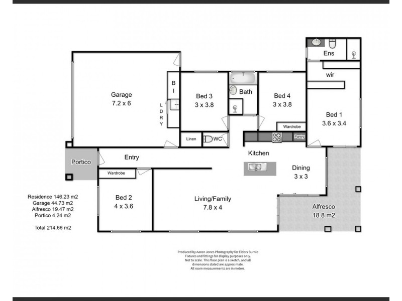 4 Madeline Drive, Mooreville TAS 7321 Floorplan