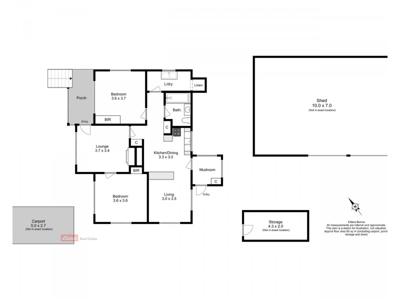 25 Halstead Street, Montello TAS 7320 Floorplan