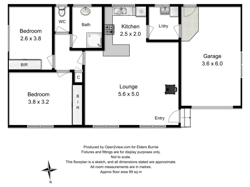 2/14 Atkins Drive, Romaine TAS 7320 Floorplan