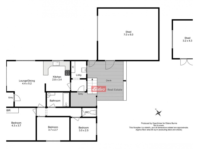 65 McPhee Street, Havenview TAS 7320 Floorplan