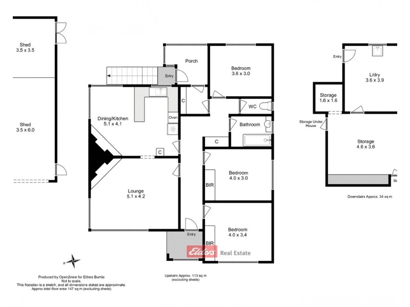 243 Mount Street, Upper Burnie TAS 7320 Floorplan