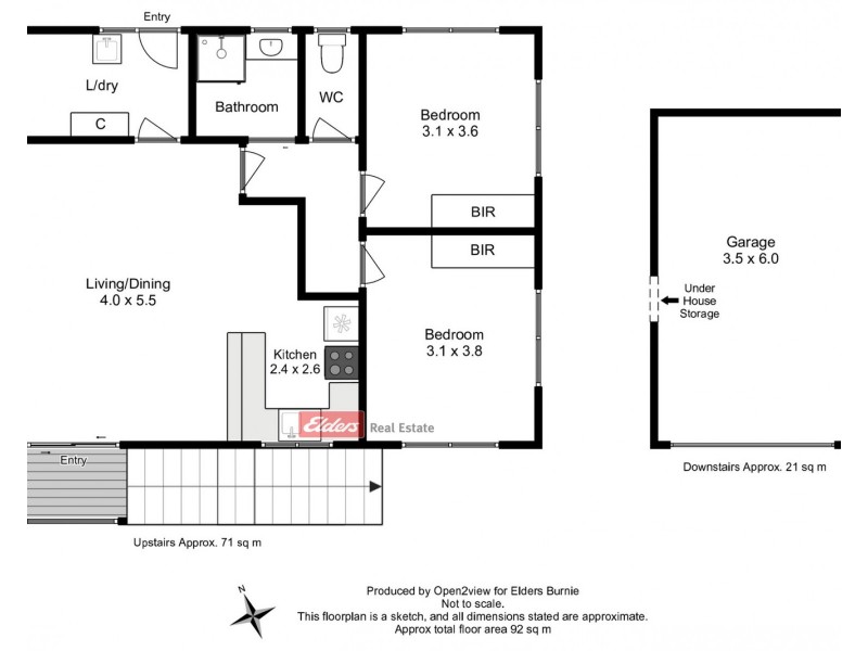 3/61 Manuka Drive, Romaine TAS 7320 Floorplan