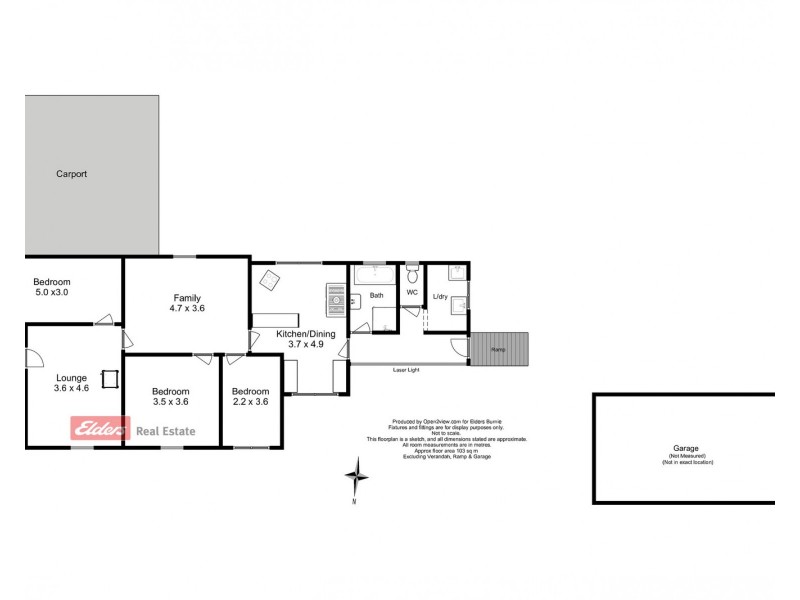 12 Brooklyn Street, Queenstown TAS 7467 Floorplan