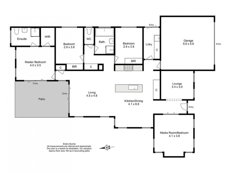 1 Wingrove Gardens, Shorewell Park TAS 7320 Floorplan