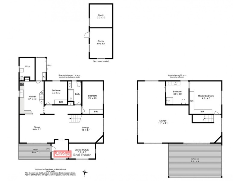 57 View Road, Montello TAS 7320 Floorplan