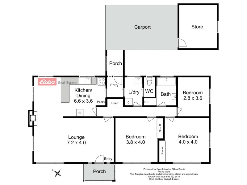 1265 Deep Creek Road, Mount Hicks TAS 7325 Floorplan