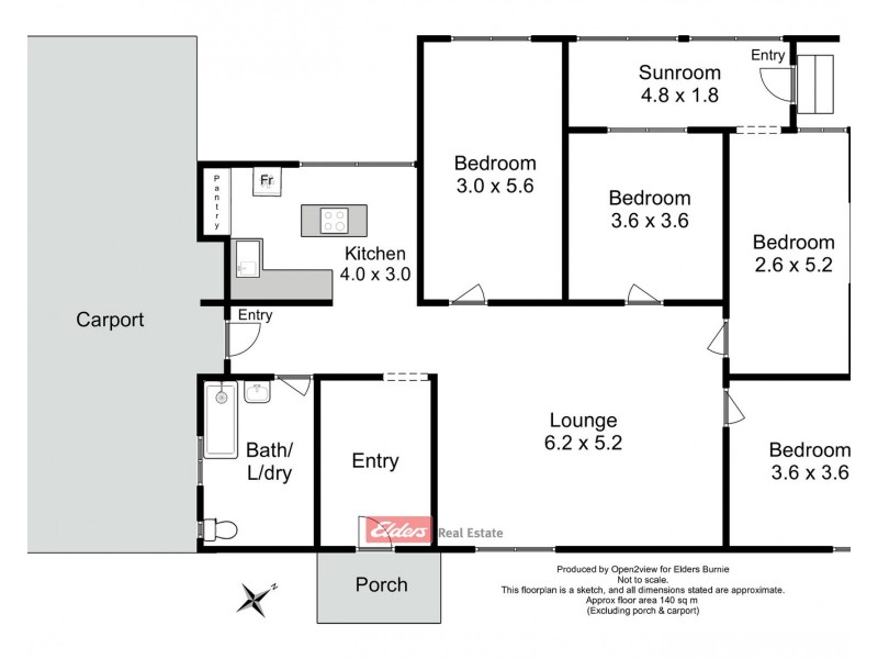 40 Bowes Street, Queenstown TAS 7467 Floorplan