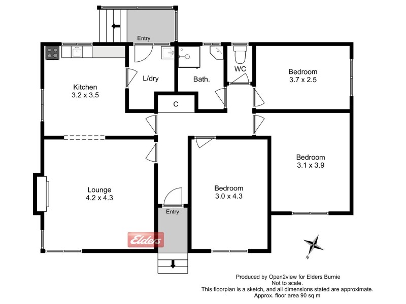 29 Turner Crescent, Shorewell Park TAS 7320 Floorplan