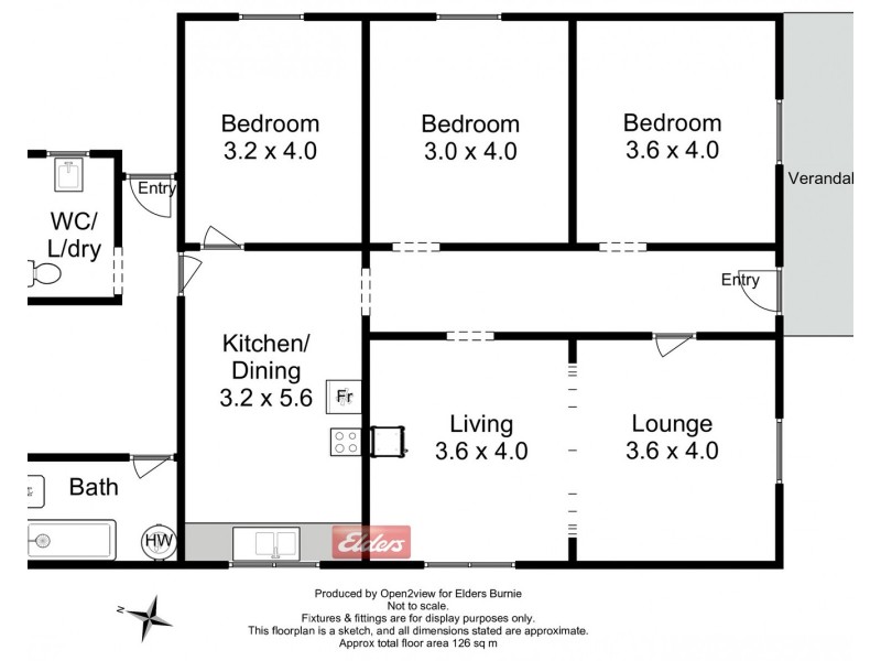 346 Main Street, Zeehan TAS 7469 Floorplan