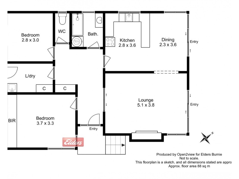 3 Laurel Court, Havenview TAS 7320 Floorplan