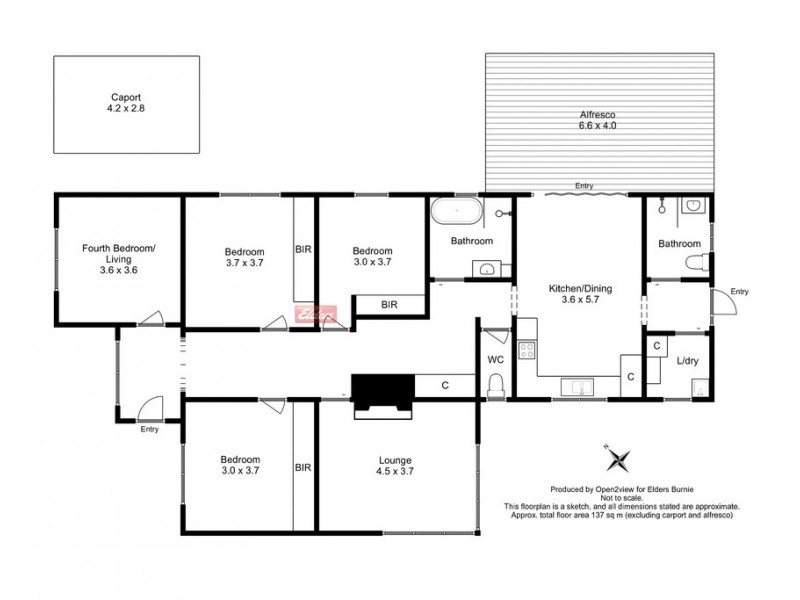 11 Deacon Street, Upper Burnie TAS 7320 Floorplan