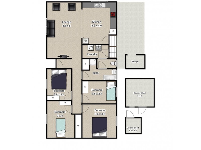 11 Waratah Drive, Rosebery TAS 7470 Floorplan
