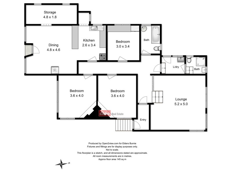 24 Sutton Street, Hillcrest TAS 7320 Floorplan