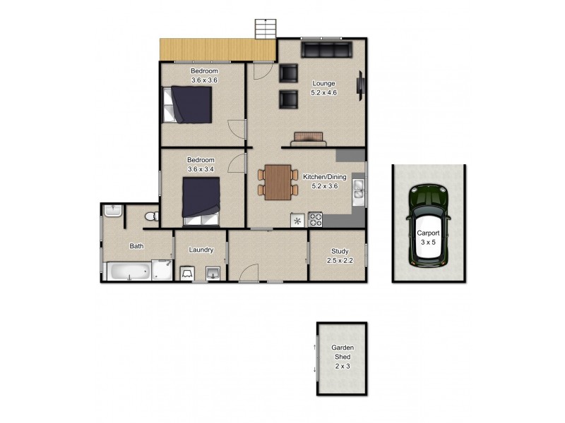 90 Orr Street, Queenstown TAS 7467 Floorplan
