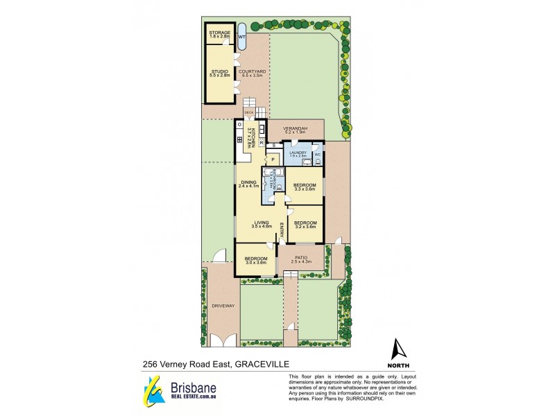 256 Verney Road East, Graceville QLD 4075 Floorplan