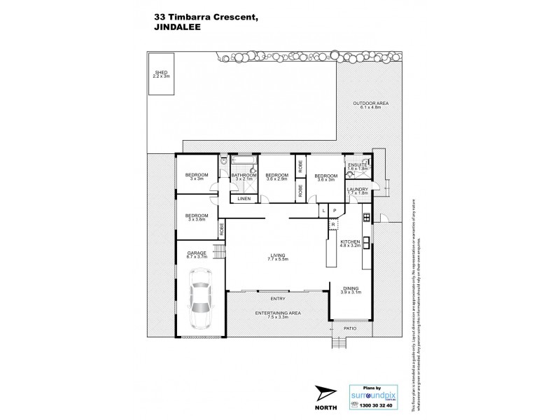 33 TIMBARRA CR, Jindalee QLD 4074 Floorplan