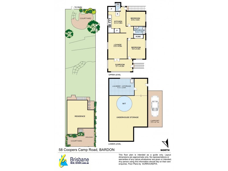 58 Coopers Camp Road, Bardon QLD 4065 Floorplan