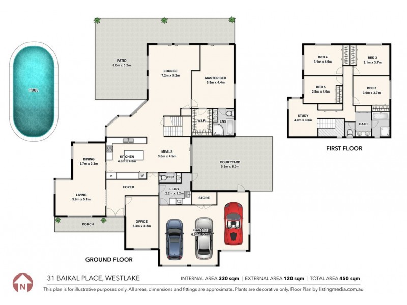 31 Baikal Place, Westlake QLD 4074 Floorplan