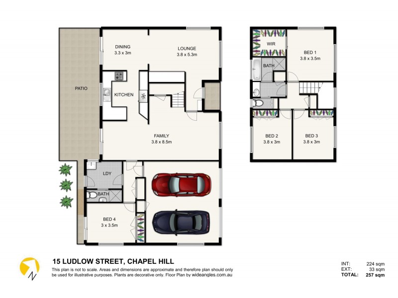 15 Ludlow St, Chapel Hill QLD 4069 Floorplan