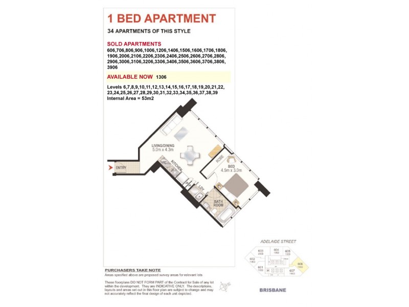 1306/485 Adelaide Street, Brisbane City QLD 4000