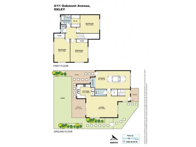 4/11 Oakmont Avenue, Oxley QLD 4075 Floorplan