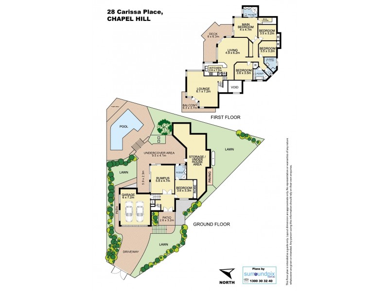28 Carissa Place, Chapel Hill QLD 4069 Floorplan