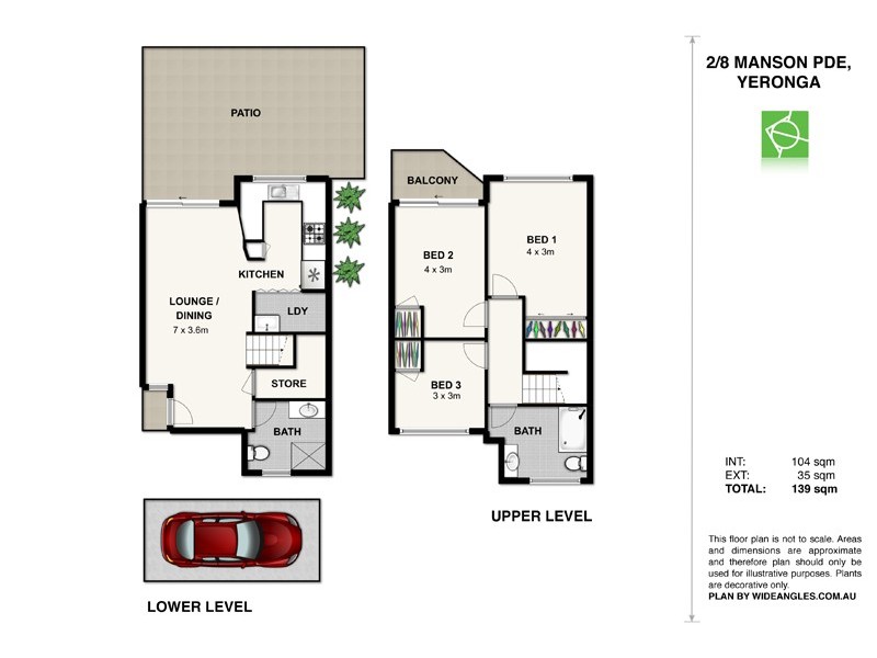 2/8 Manson Parade, Yeronga QLD 4104 Floorplan