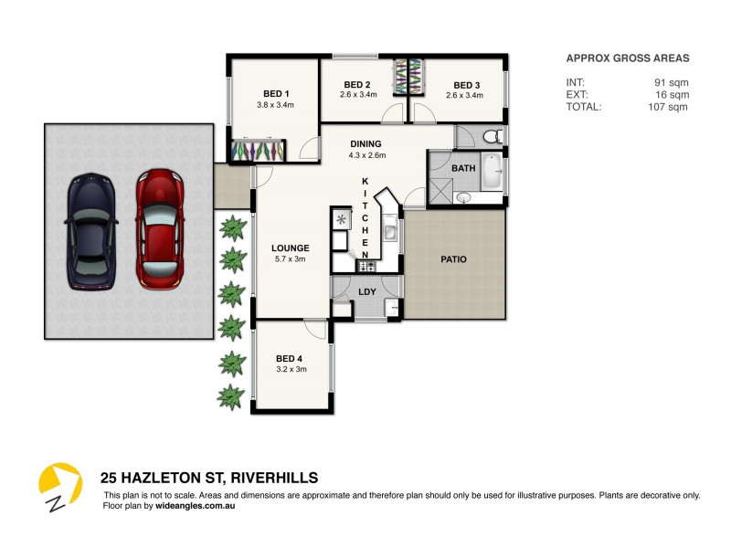 25 Hazelton Street, Riverhills QLD 4074 Floorplan