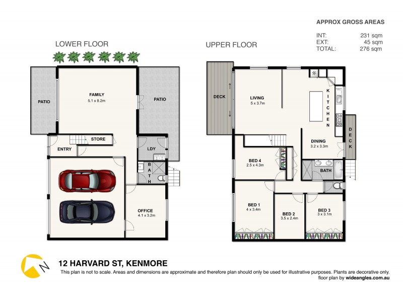 12 Harvard Street, Kenmore QLD 4069 Floorplan