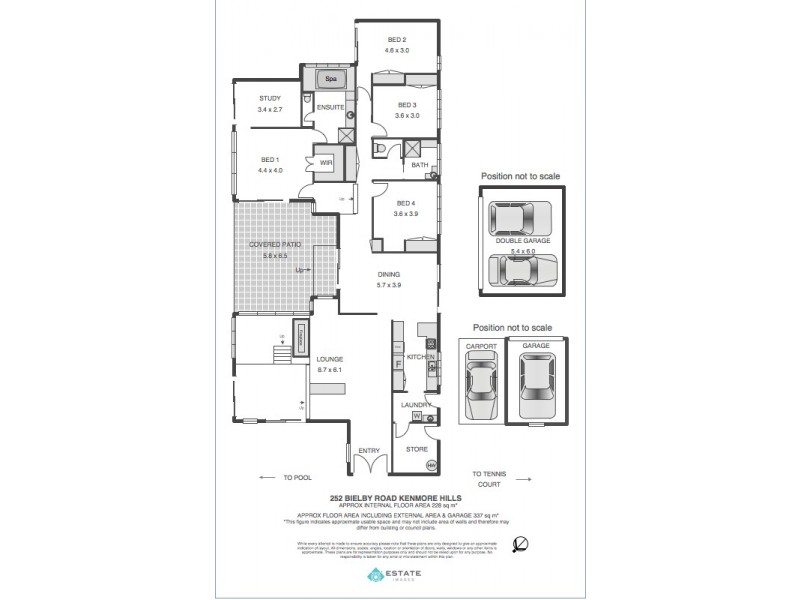 252 Bielby Road, Kenmore Hills QLD 4069 Floorplan