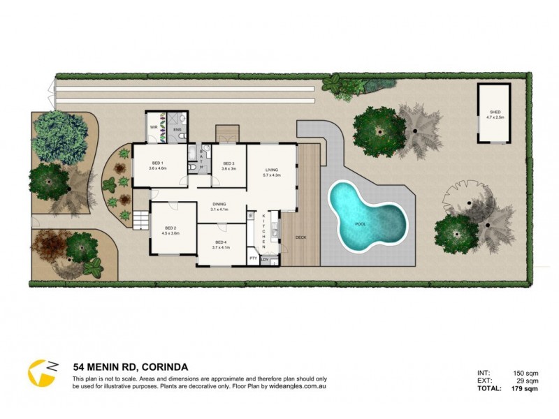 54 Menin Road, Corinda QLD 4075 Floorplan