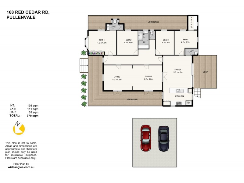 168 Red Cedar Road, Pullenvale QLD 4069 Floorplan