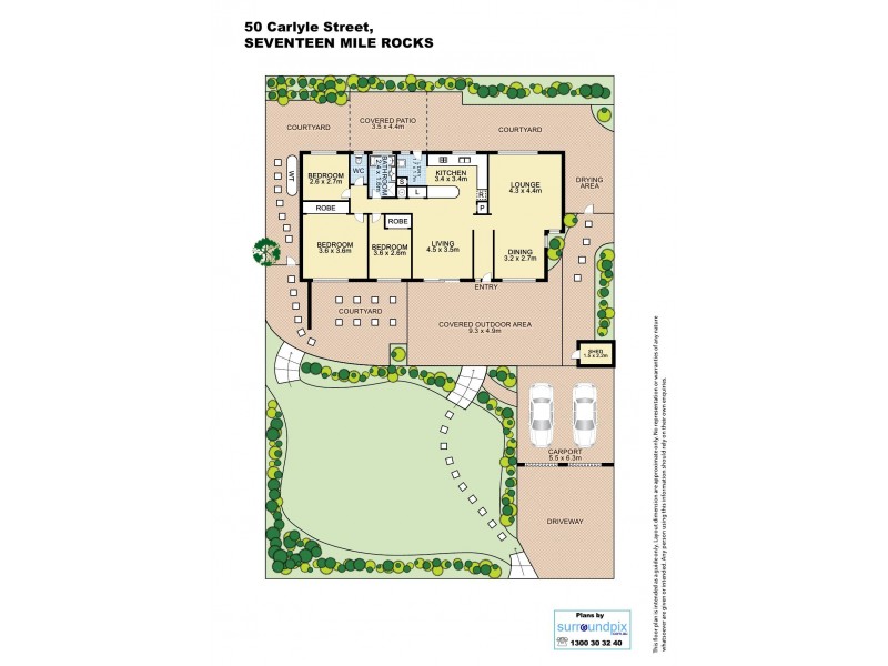 50 Carlyle Street, Seventeen Mile Rocks QLD 4073 Floorplan