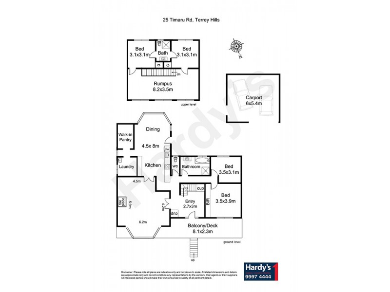 25 Timaru Rd, Terrey Hills NSW 2084 Floorplan