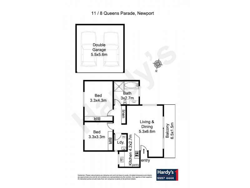 11/8 Queens Pde, Newport NSW 2106 Floorplan