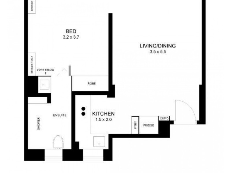 58/117 Macleay Street, Potts Point NSW 2011 Floorplan