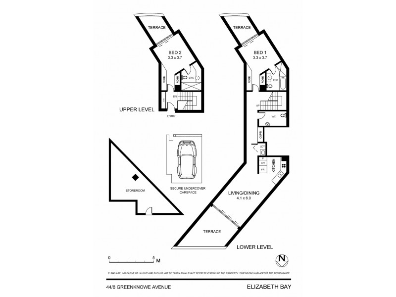 44/8 Greenknowe Avenue, Elizabeth Bay NSW 2011 Floorplan