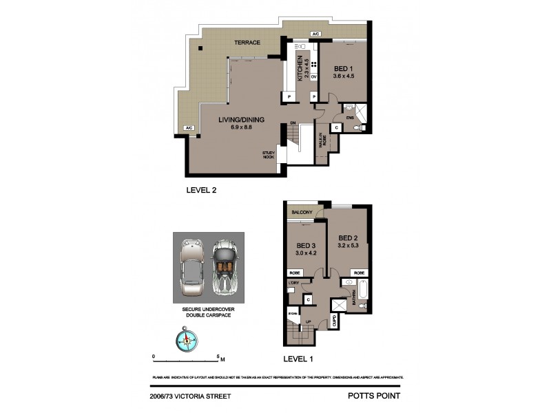 2006/73 Victoria Street, Potts Point NSW 2011 Floorplan