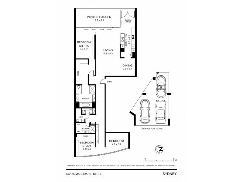 57/155 Macquarie Street, Sydney NSW 2000 Floorplan