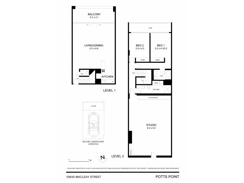 108/50 Macleay Street, Potts Point NSW 2011 Floorplan