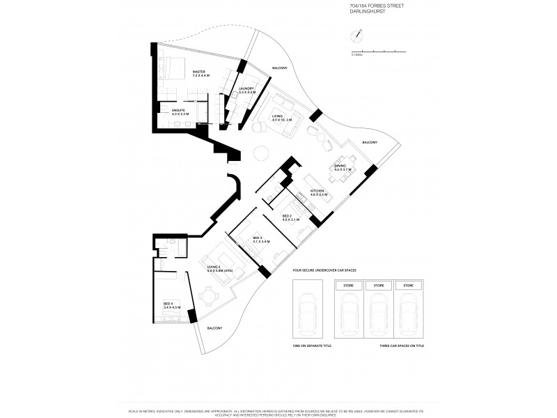 704/184 Forbes Street, Darlinghurst NSW 2010 Floorplan