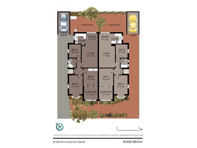 46-48 Glasgow Avenue, Bondi Beach NSW 2026 Floorplan
